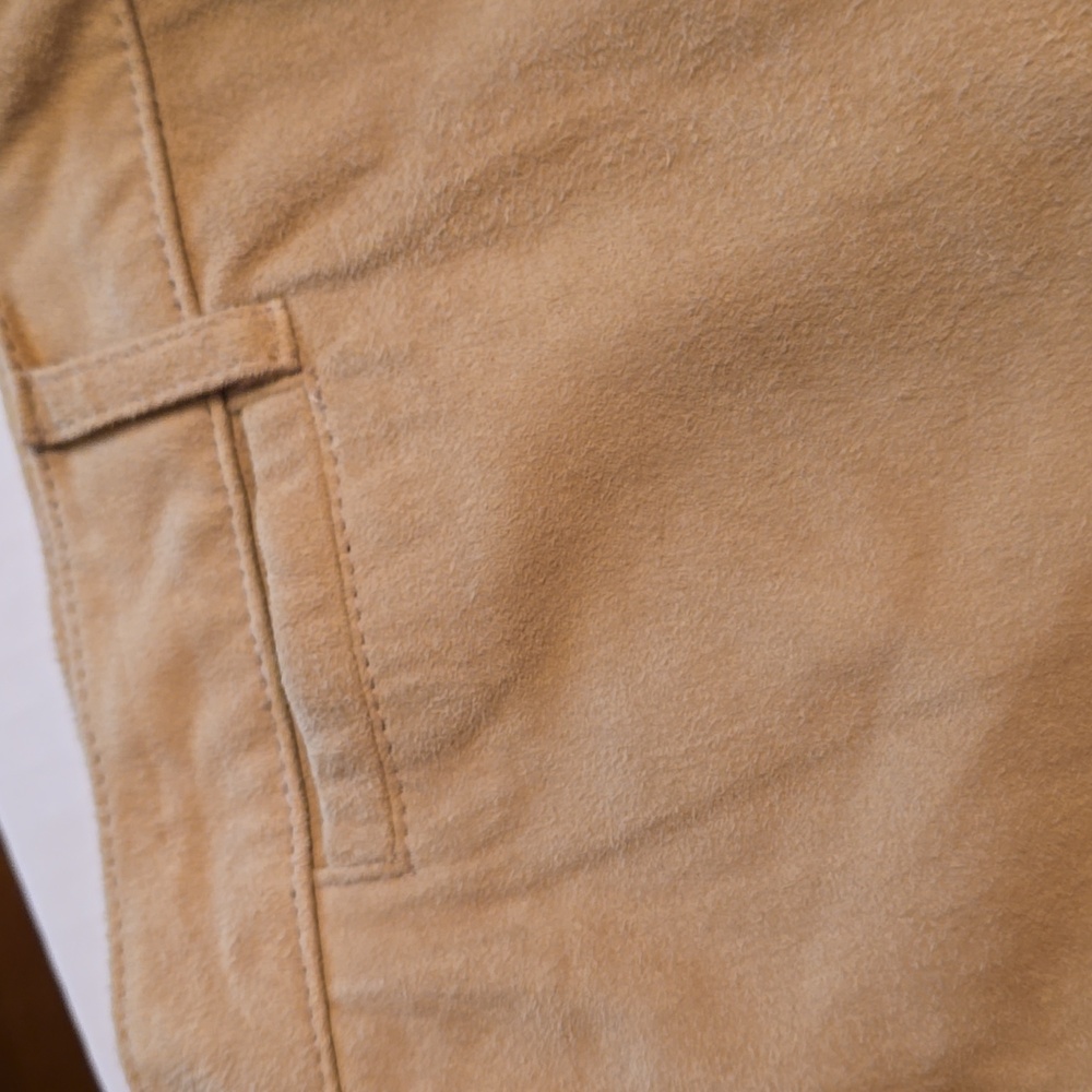 Doncaster Womens Luxury Suede In Khaki/Camel. These Pants Are Custom Fit $60 - Picture 10 of 10